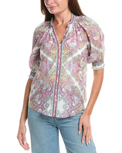 Hale Bob Leslie Silk-blend Top In Multi