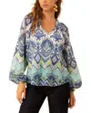 Hale Bob Lilah Silk-blend Blouse
