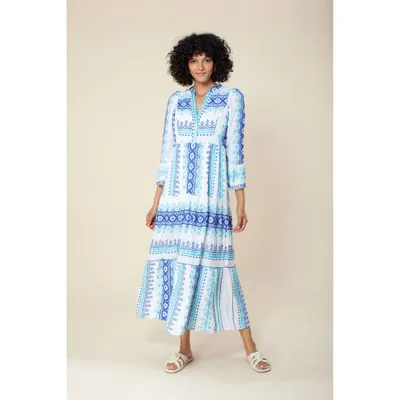 Hale Bob Lole Embroidered Maxi Dress In Multi