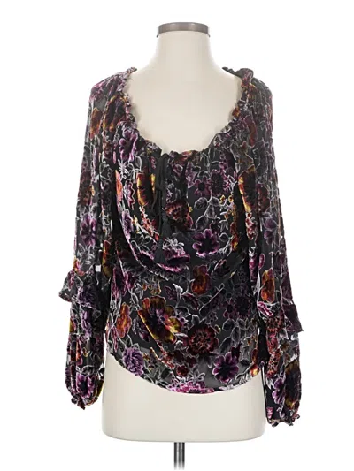 Hale Bob Long Sleeve Blouse In Multi