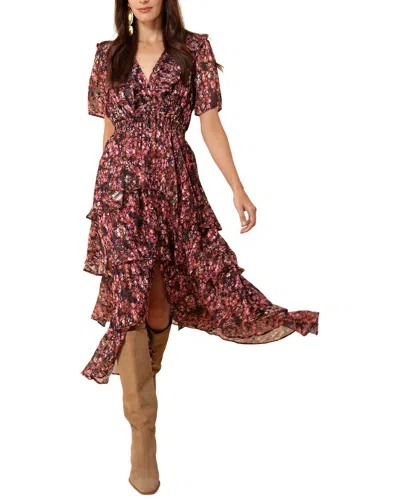 Hale Bob Lurex Jacquard Maxi Dress In Multi