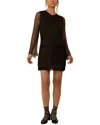 Hale Bob Madelynn Dress In Brown