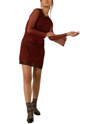Hale Bob Madelynn Dress In Brown