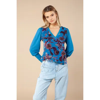Hale Bob Marjorie Top In Blue
