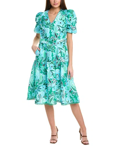 Hale Bob Mary Linen Dress In Multi