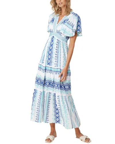 Hale Bob Maxi Dress In Blue