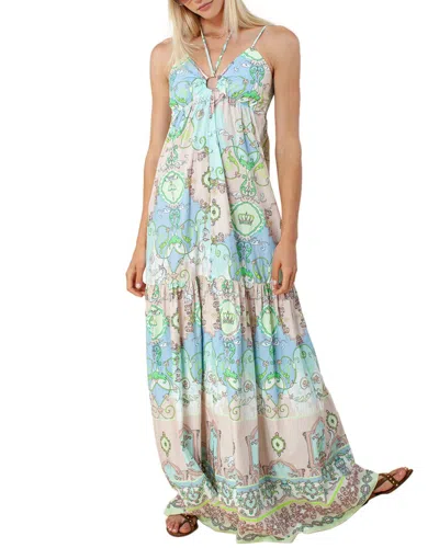 Hale Bob Maxi Dress In Blue