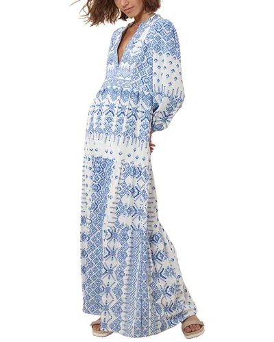 Hale Bob Maxi Dress In Blue