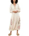 Hale Bob Maxi Dress In Neutral