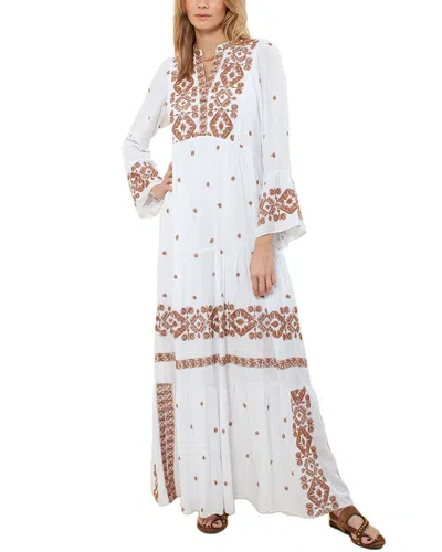 Hale Bob Maxi Dress In White