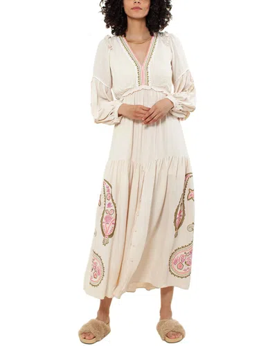 Hale Bob Maxi Dress In White