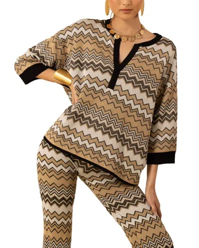 Hale Bob Mckinley Knit In Brown