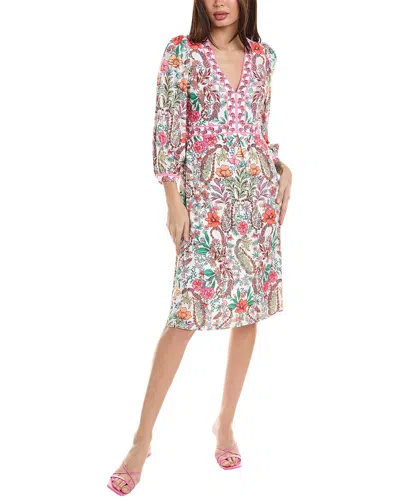 Hale Bob Midi Dress In Pink