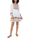Hale Bob Embroidered Mini Dress