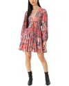 Hale Bob Mini Dress In Pink