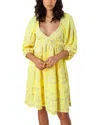 Hale Bob V Neck Maxi Dress In Yellow