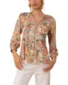 Hale Bob Miracle Blouse In Multi