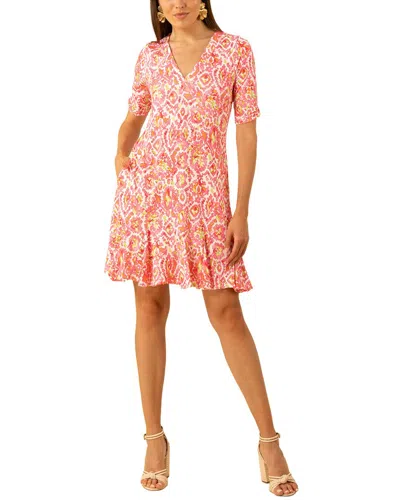 Hale Bob Nala Silk & Linen-blend Dress In Multi