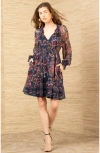 Hale Bob Nancy Silk Dress In Multi