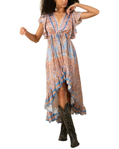 Hale Bob Nicole Dress In Blue