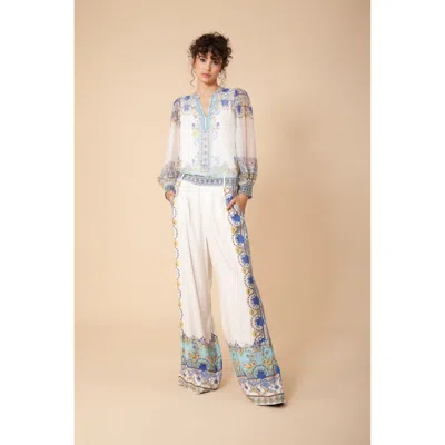 Hale Bob Omia Twill Pant In Multi