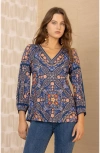Hale Bob Paloma Jersey Top In Multi