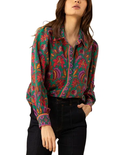 HALE BOB HALE BOB PARIS BUTTON DOWN SILK SHIRT