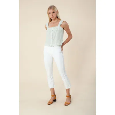 Hale Bob Petal Solid Top In Green