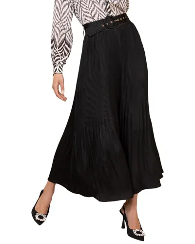 Hale Bob Pleated Skirt In Black