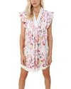Hale Bob Printed Linen Mini Dress