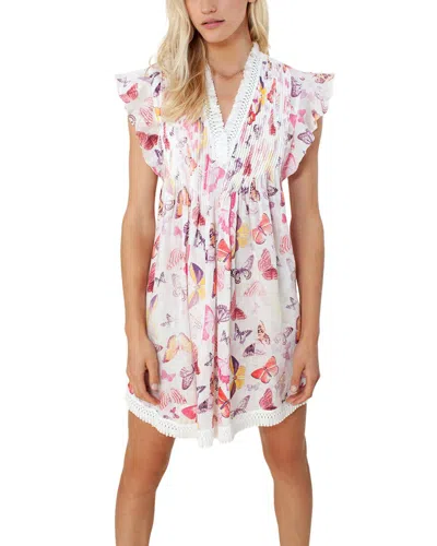 Hale Bob Printed Linen Mini Dress