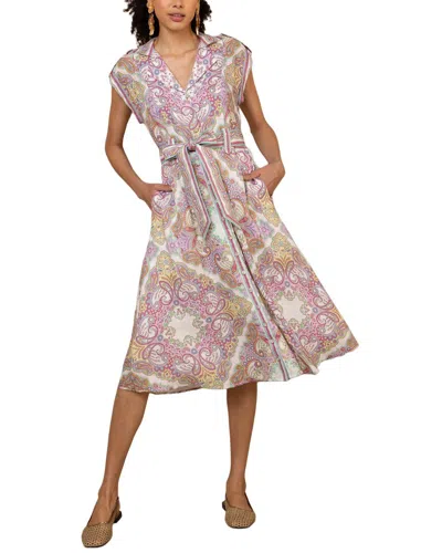 Hale Bob Priscilla Midi Dress In Multi