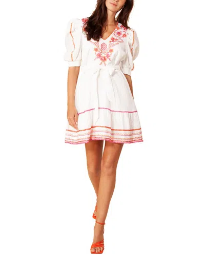 HALE BOB HALE BOB PUFF SLEEVE LINEN DRESS