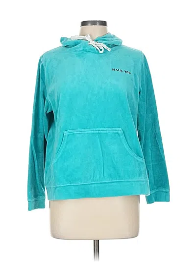 Pre-owned Hale Bob Pullover Hoodie In Teal