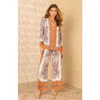 Hale Bob Ramona Silk Top In Multi