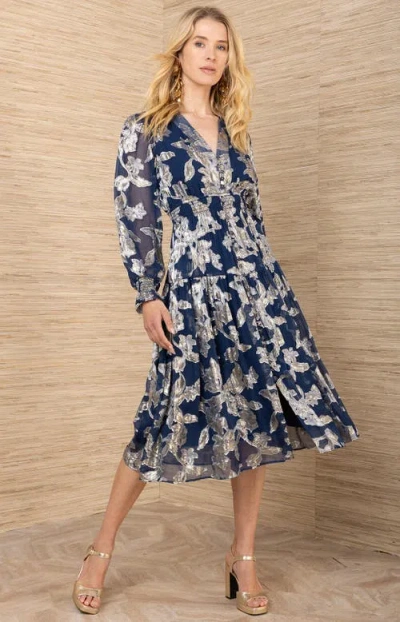 Hale Bob Raquel Silk Dress In Black