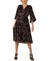 Hale Bob Raven Silk-blend Maxi Dress In Multi