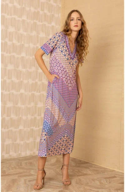 Hale Bob Rayne Jersey Maxi Dress In Multi