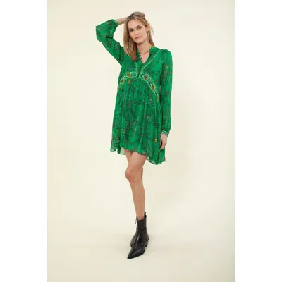 Hale Bob Romie Dress In Green