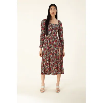 Hale Bob Rosario Midi Dress In Multi