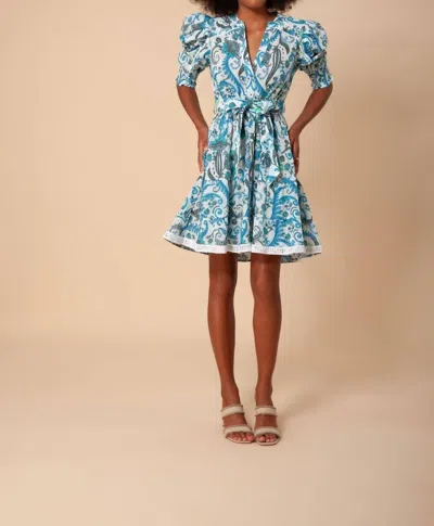 Hale Bob Roxie Dress In Blue