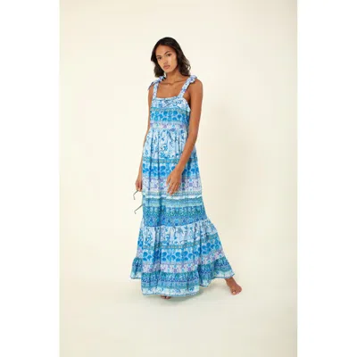 Hale Bob Sayen Maxi Dress In Blue