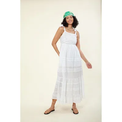 Hale Bob Sayen Solid Maxi Dress In White