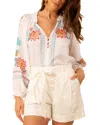 Hale Bob Saylor Linen Blouse