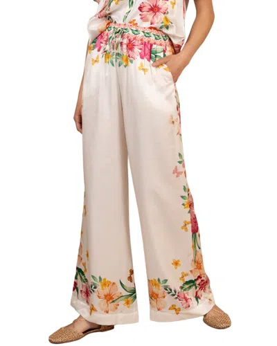 Hale Bob Selene Silk-blend Pant In Multi