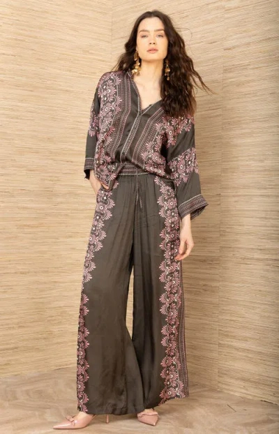 Hale Bob Shay Pant In Brown