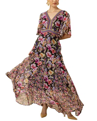 Hale Bob Silk-blend Mariam Maxi Dress In Multi