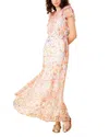 Hale Bob Marlee Chiffon Dress In Multi