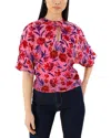 Hale Bob Silk-blend Top In Pink