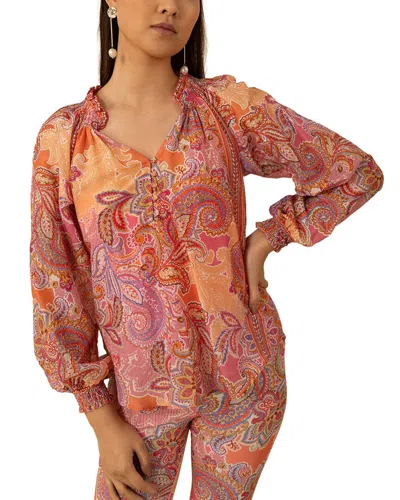 HALE BOB HALE BOB SILK-BLEND MALLORY BLOUSE